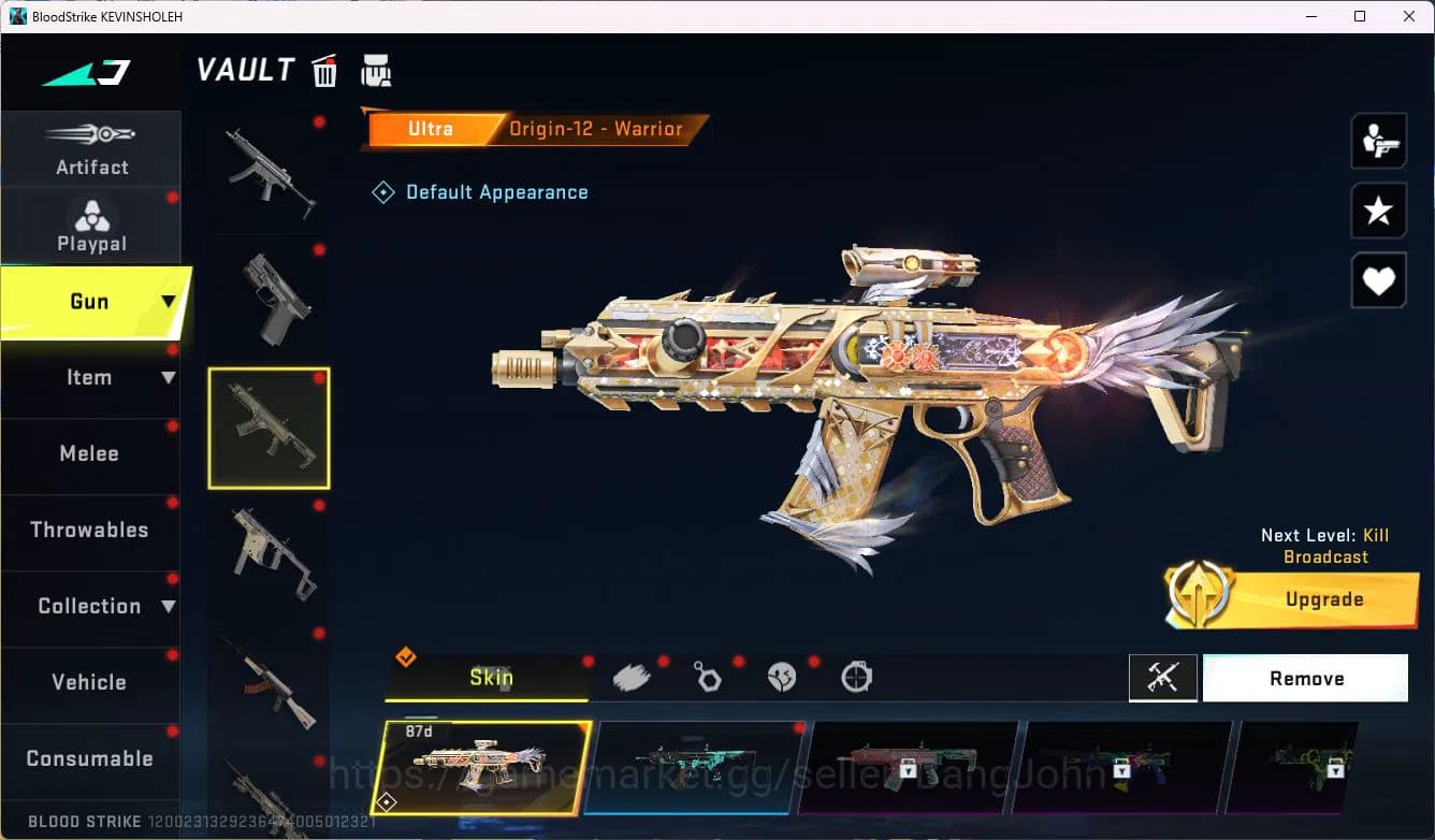 Blood Strike Accounts ASIA|ETHERNAL=ZERO|COLLAB=KAG-6|EVOLVED=FAL|LIMITE image 14