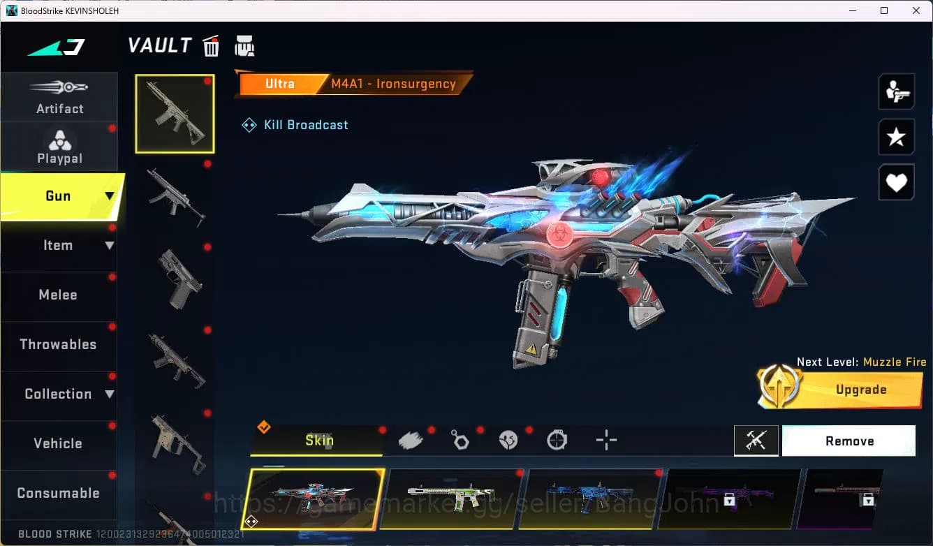 Blood Strike Accounts ASIA|ETHERNAL=ZERO|COLLAB=KAG-6|EVOLVED=FAL|LIMITE image 15