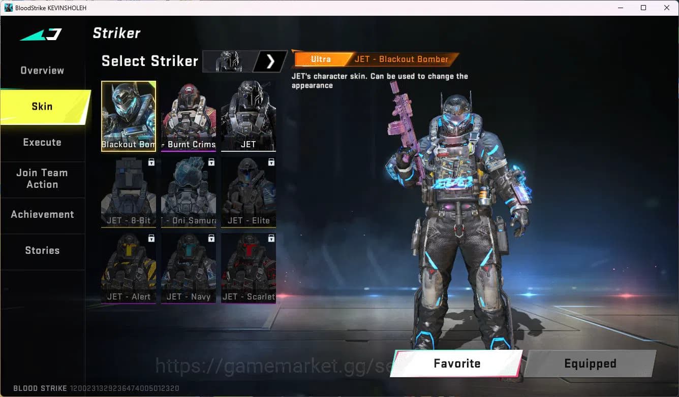 Blood Strike Accounts ASIA|ETHERNAL=ZERO|COLLAB=KAG-6|EVOLVED=FAL|LIMITE image 18
