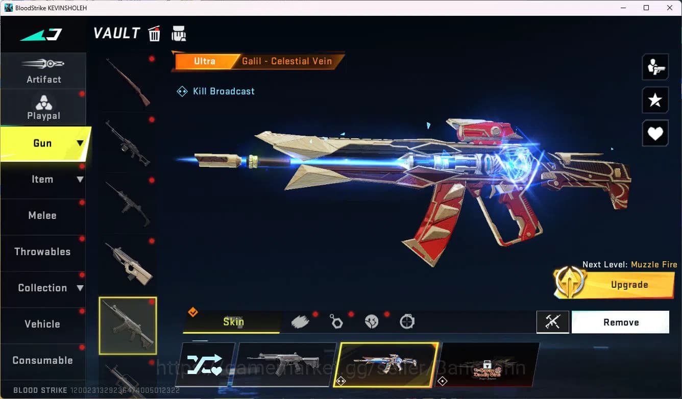 Blood Strike Accounts ASIA|ETHERNAL=ZERO|COLLAB=KAG-6|EVOLVED=FAL|LIMITE image 8