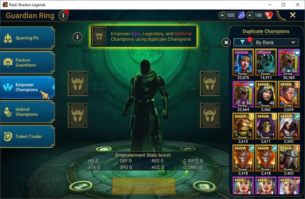 Raid: Shadow Legends Accounts Lv48 491K Power|22 Legendary(Xenomorph,Ninja,Alice image 12