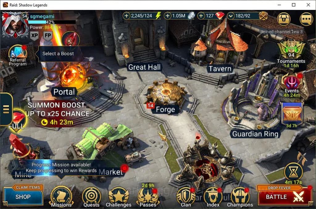 Raid: Shadow Legends Accounts Lv54 884K Power|1 Mythic(Lady Mikage)|24 Legend(Xe image 1