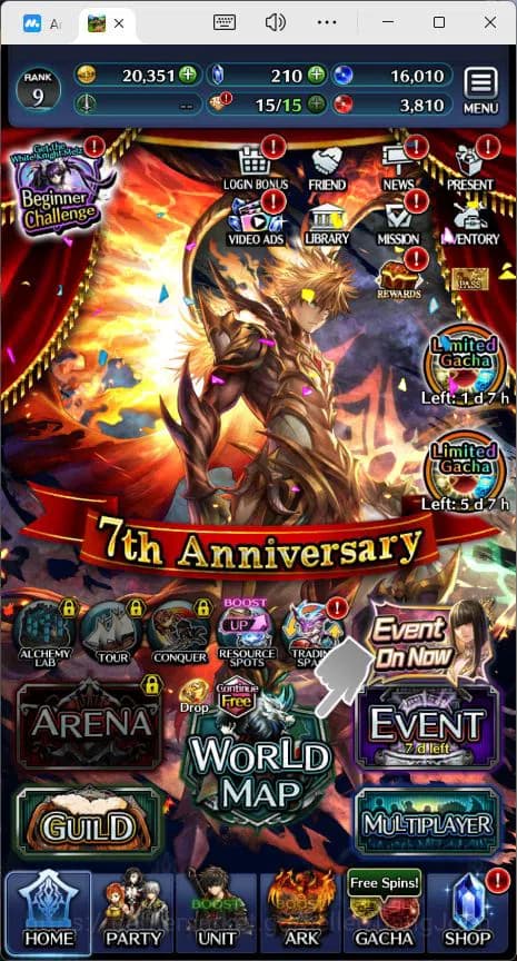 Last Cloudia Accounts GLOBAL|Rank 9|Collab Swordsman,Mia|Other Unit MBRe image 1