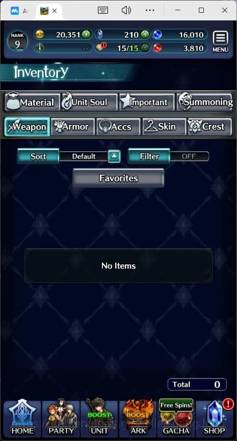 Last Cloudia Accounts GLOBAL|Rank 9|Collab Swordsman,Mia|Other Unit MBRe image 2