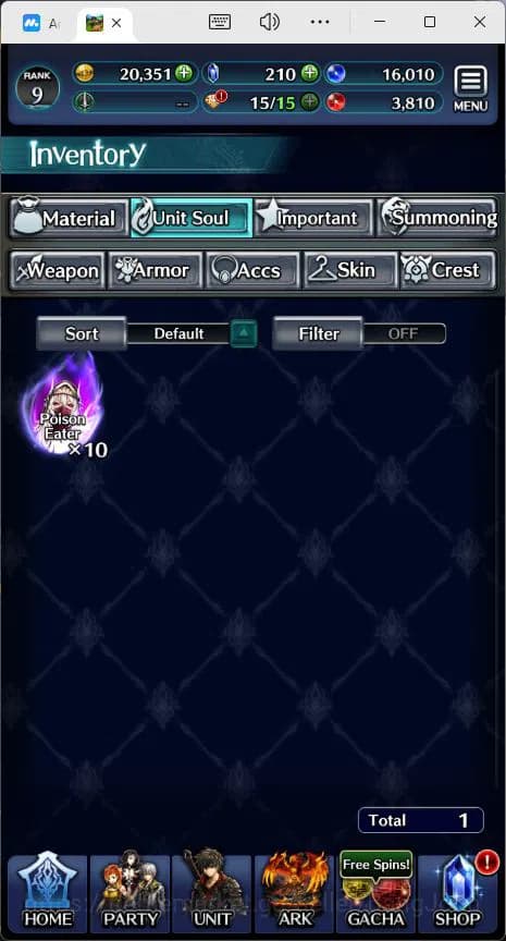 Last Cloudia Accounts GLOBAL|Rank 9|Collab Swordsman,Mia|Other Unit MBRe image 3