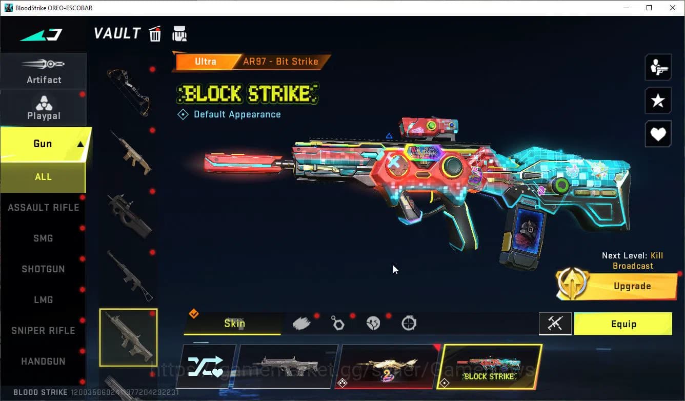 Blood Strike Accounts ASIA|ETERNAL Lv2 UZI-StarChsr+Scythe-Luna,Collab 7 image 16