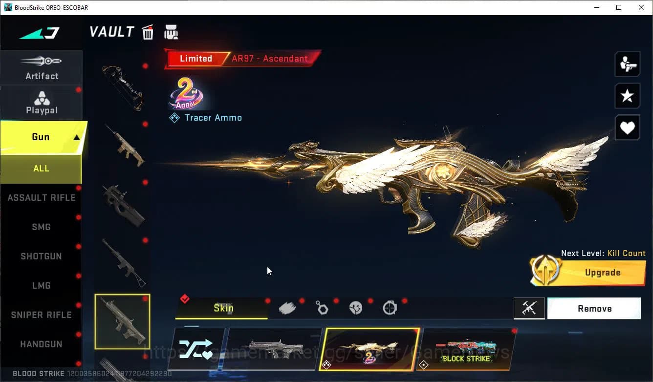 Blood Strike Accounts ASIA|ETERNAL Lv2 UZI-StarChsr+Scythe-Luna,Collab 7 image 17