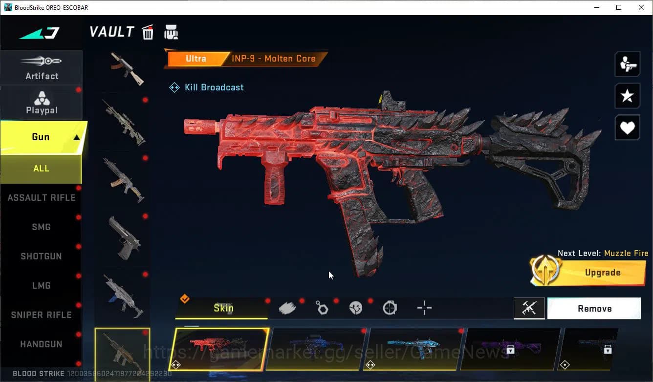 Blood Strike Accounts ASIA|ETERNAL Lv2 UZI-StarChsr+Scythe-Luna,Collab 7 image 19
