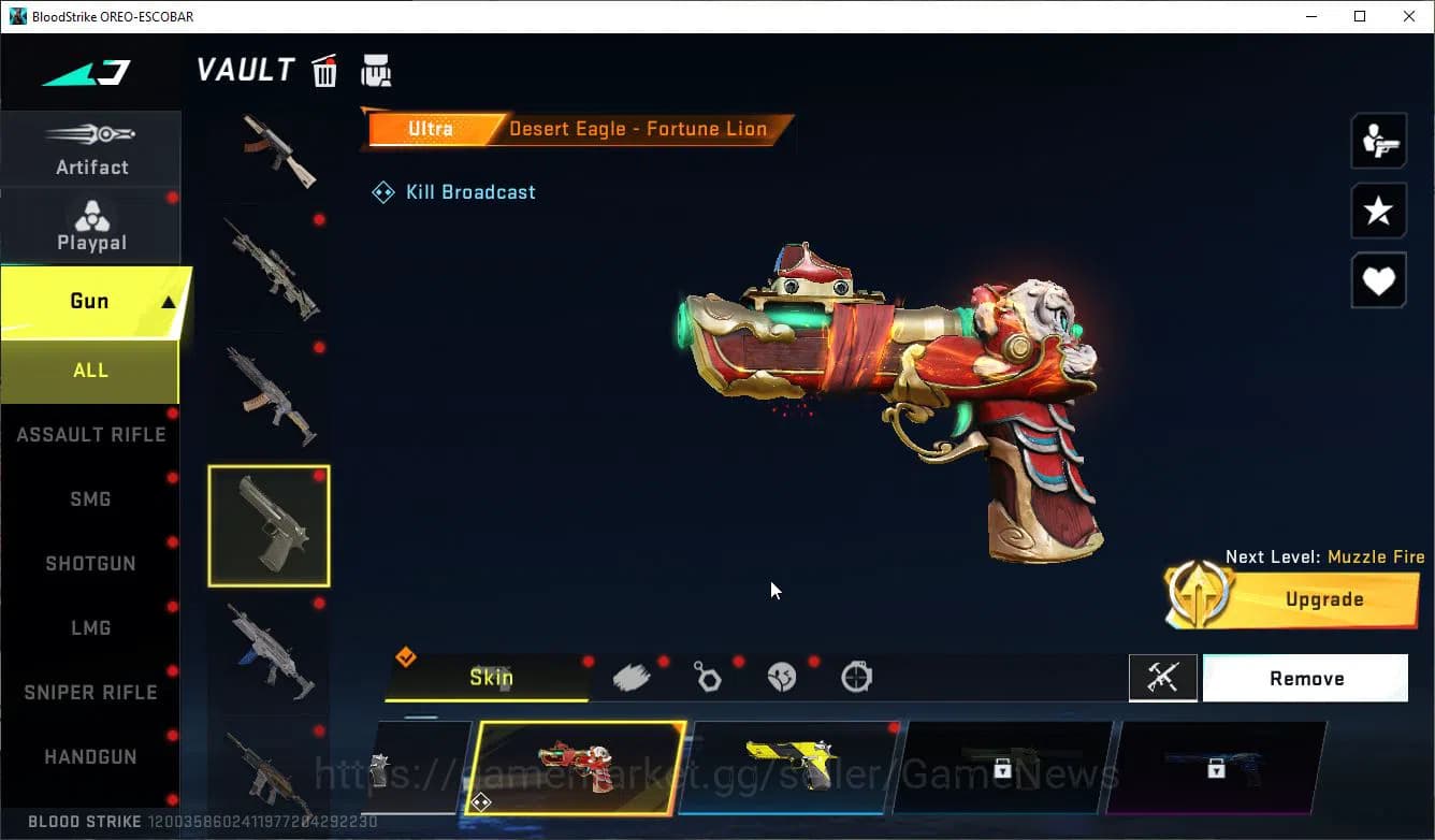 Blood Strike Accounts ASIA|ETERNAL Lv2 UZI-StarChsr+Scythe-Luna,Collab 7 image 20