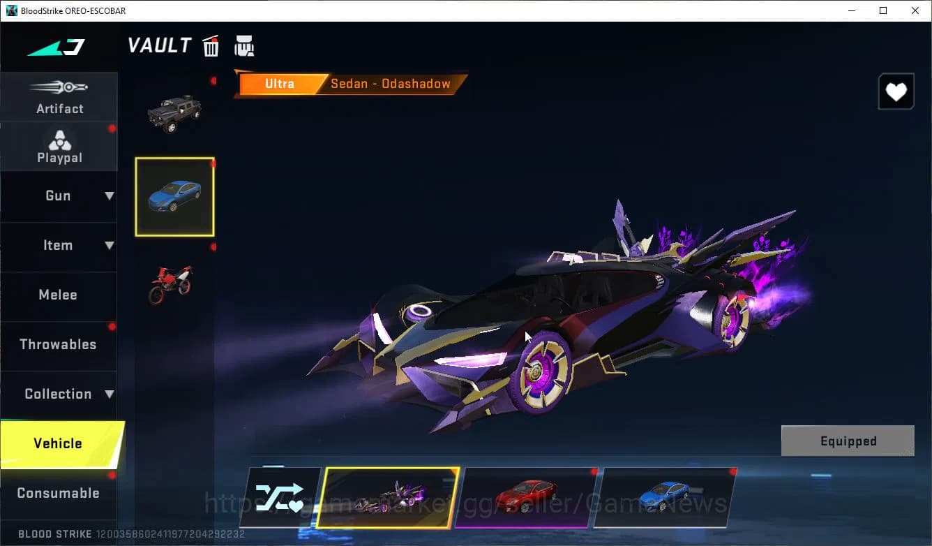 Blood Strike Accounts ASIA|ETERNAL Lv2 UZI-StarChsr+Scythe-Luna,Collab 7 image 3