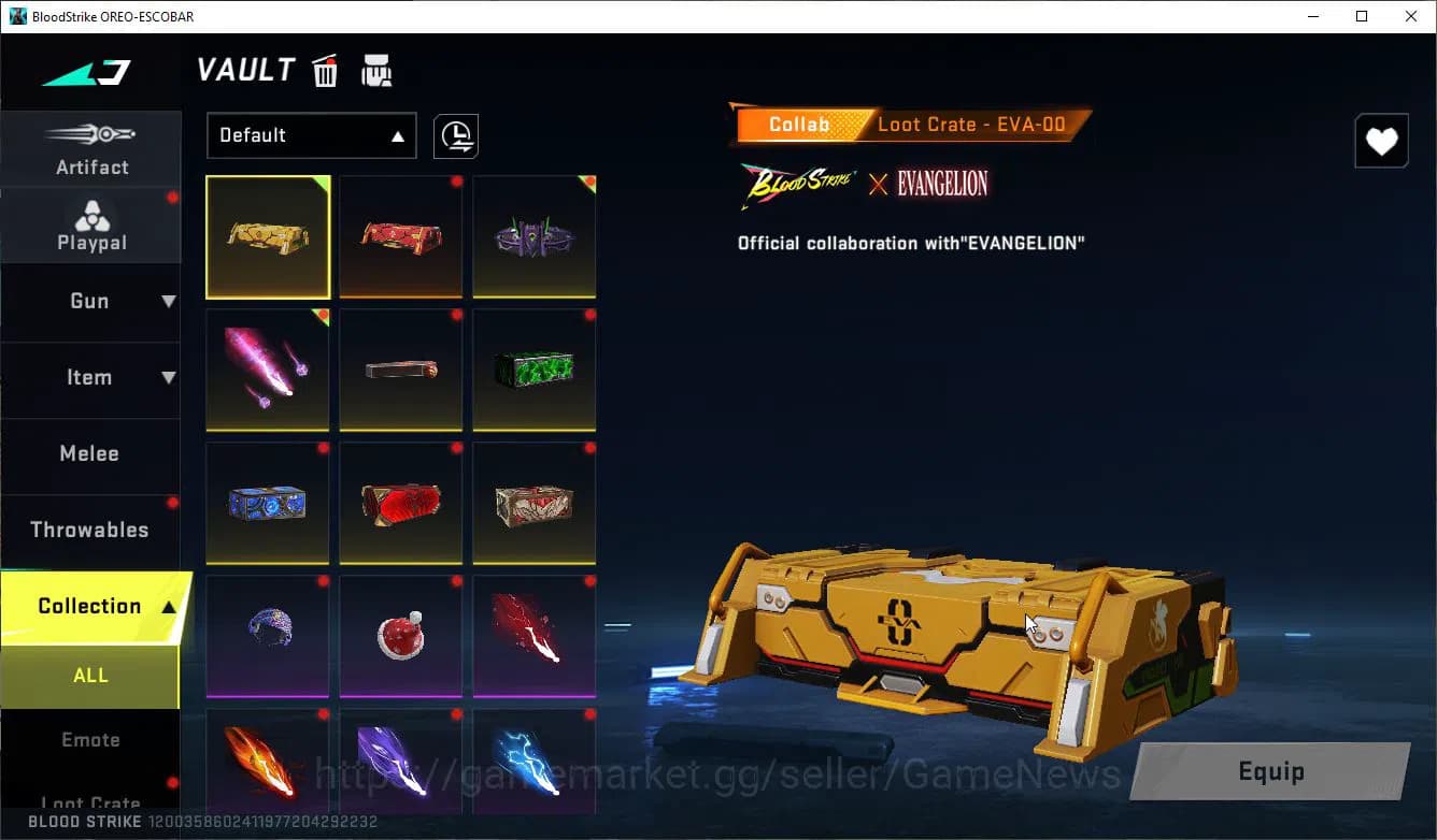Blood Strike Accounts ASIA|ETERNAL Lv2 UZI-StarChsr+Scythe-Luna,Collab 7 image 6