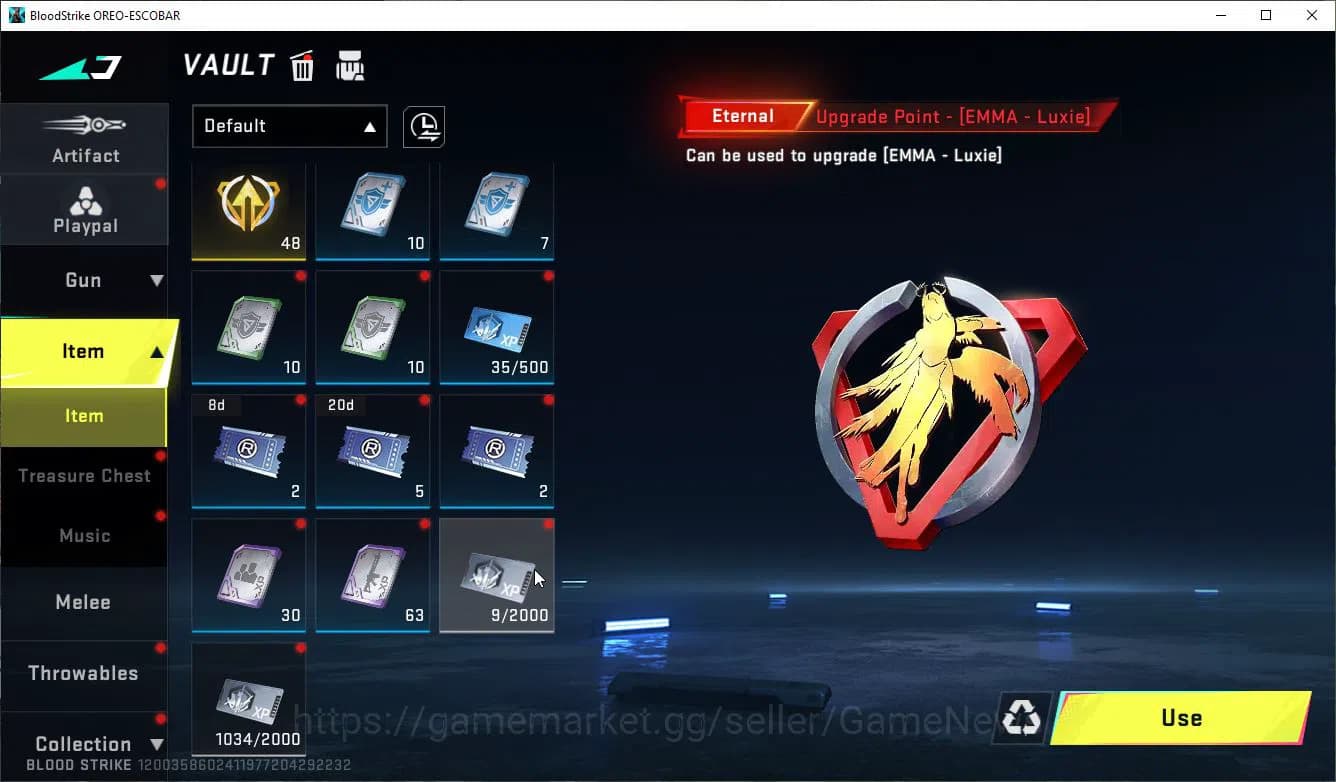 Blood Strike Accounts ASIA|ETERNAL Lv2 UZI-StarChsr+Scythe-Luna,Collab 7 image 8