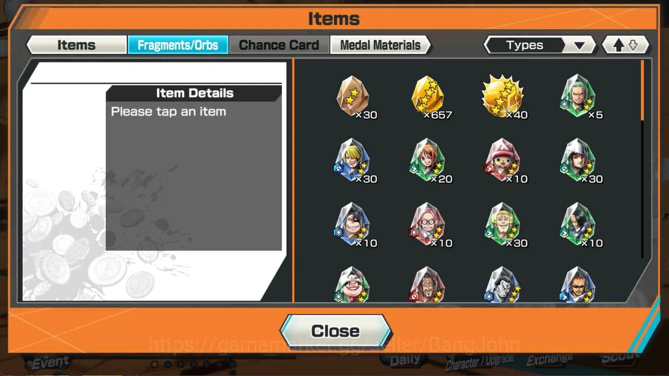 One Piece Bounty Rush Accounts GLOBAL | captain shans, luffy, ace, jinbe check ss image 6