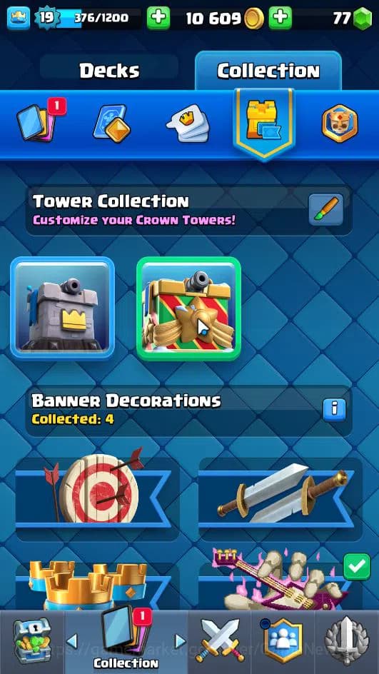 Clash Royale Accounts Lv 19|Trophy 1648|KTL 8|LimitedSkin|Total Card 40| image 11