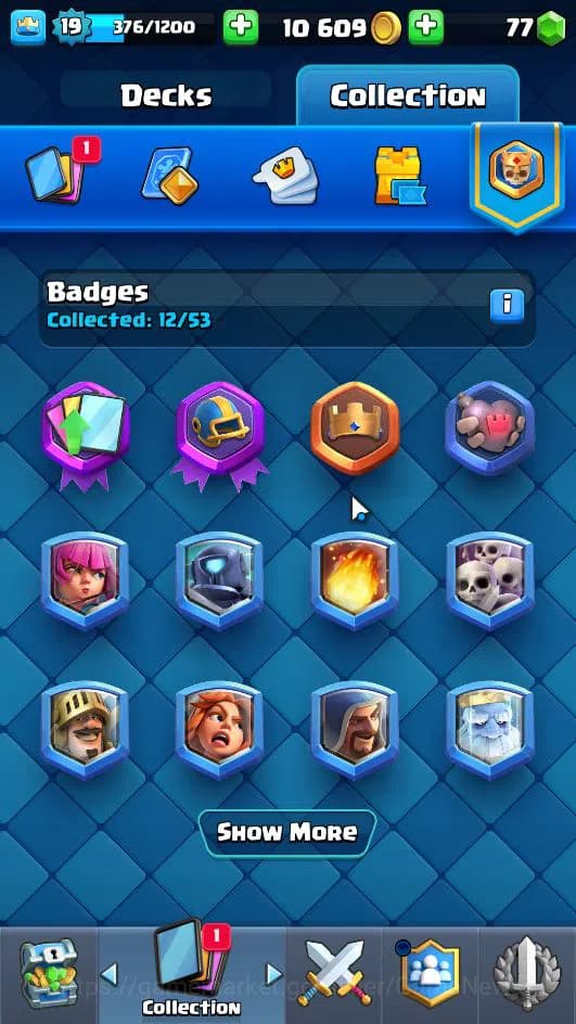 Clash Royale Accounts Lv 19|Trophy 1648|KTL 8|LimitedSkin|Total Card 40| image 13