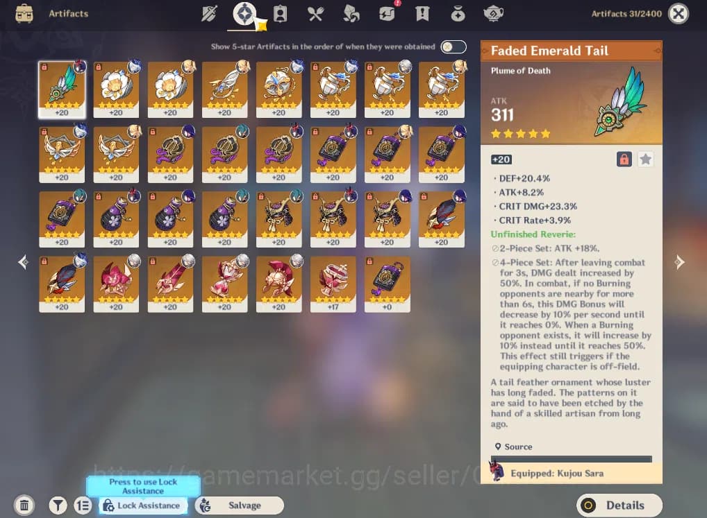 Genshin Impact Accounts ASIA|AR55|4Limited+2(*5Weapon)|ArlecchinoC2,Furina image 6