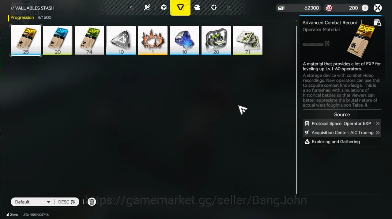 Arknights: Endfield Accounts Starter Fresh | ASIA | Laevatain Star 6 Limited | image 4