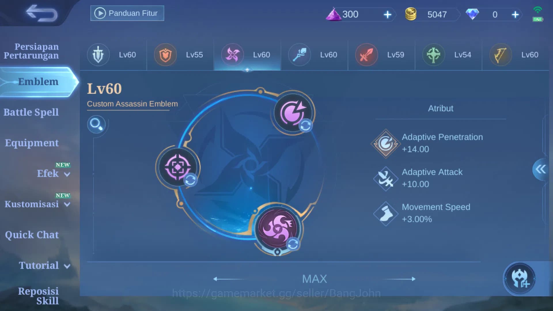 Mobile Legends: Bang Bang Accounts Hero 86 | Skin 156 | M7 Granger | Lunar Change | V image 14