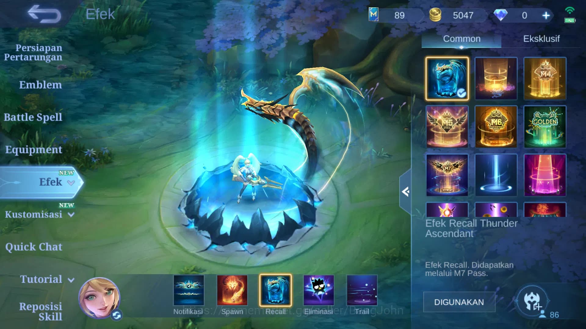 Mobile Legends: Bang Bang Accounts Hero 86 | Skin 156 | M7 Granger | Lunar Change | V image 15