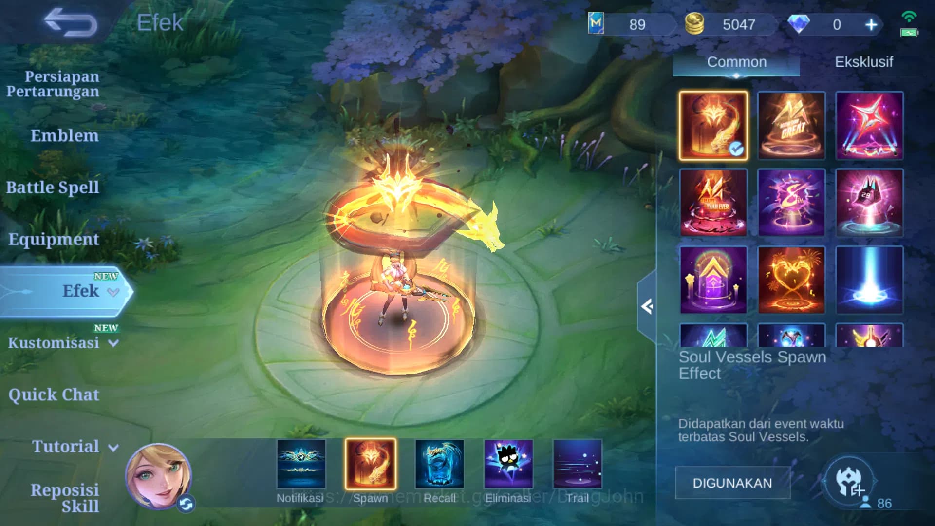 Mobile Legends: Bang Bang Accounts Hero 86 | Skin 156 | M7 Granger | Lunar Change | V image 17