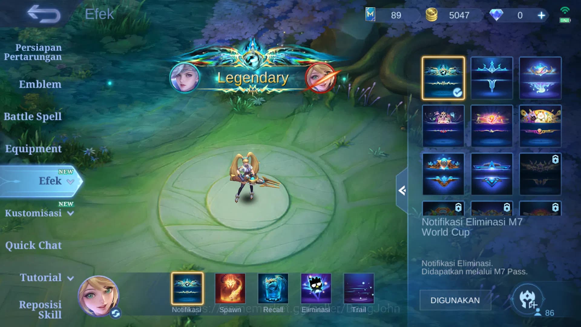Mobile Legends: Bang Bang Accounts Hero 86 | Skin 156 | M7 Granger | Lunar Change | V image 18