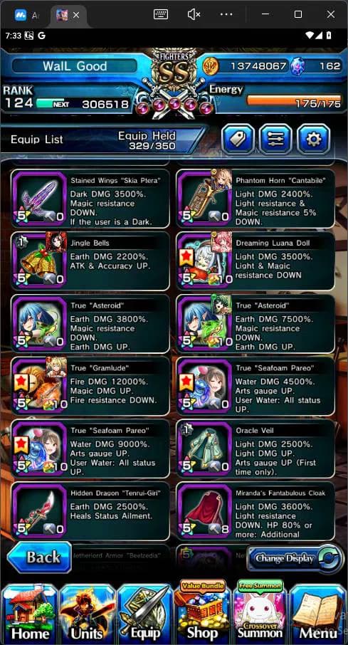 Grand Summoners Accounts GLOBAL|30Ascend|Okarun TW,Hero Fen TW,Jay,Momo TW, image 7