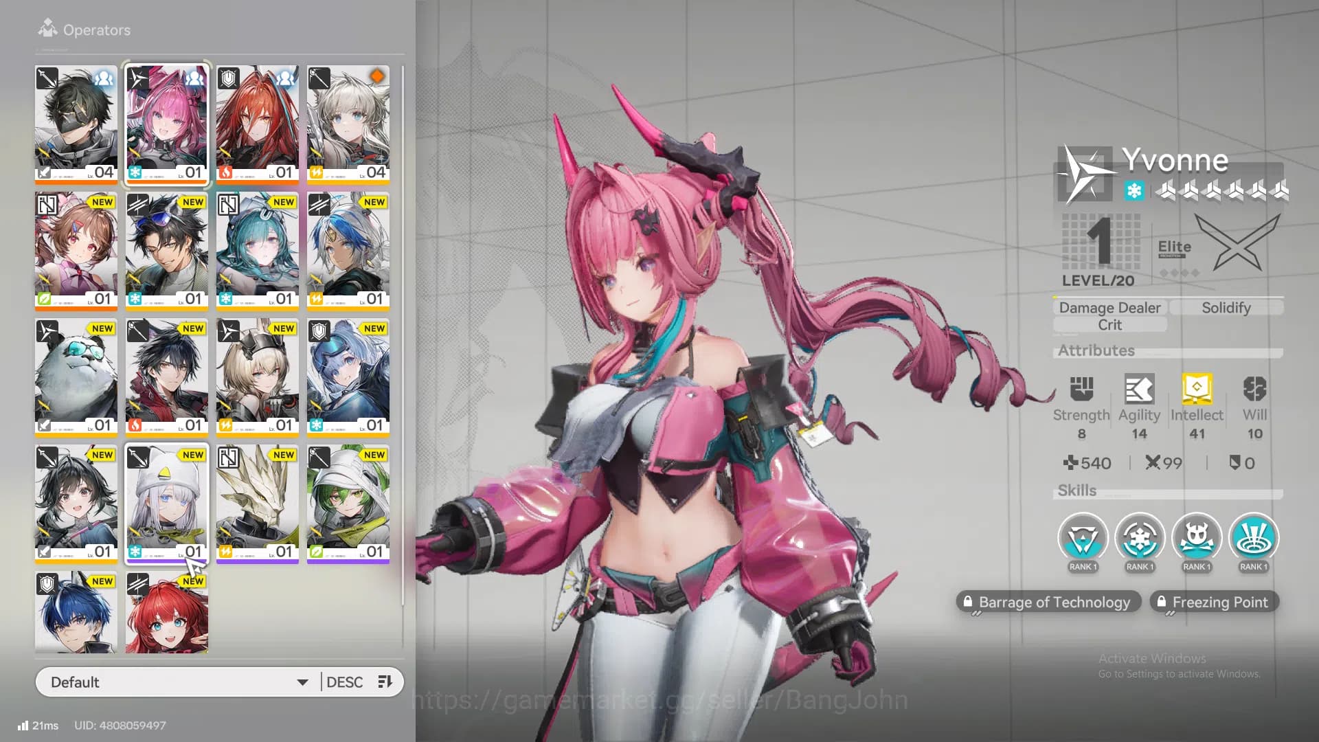Arknights: Endfield Accounts ASIA | Starter | 1Limit |Yvonne,ardelia,wulfgard,E image 1