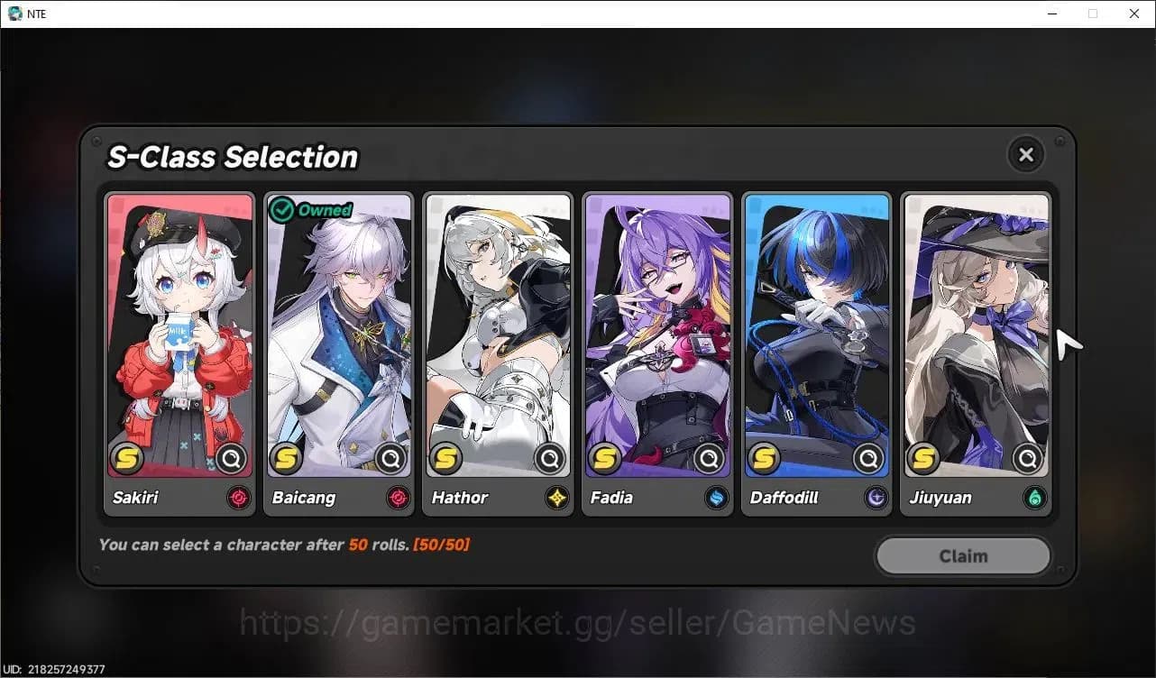 Neverness to Everness Accounts Global EU |HL 3| 2 SSR Nanally, Baicang + 2 SSR Se image 5