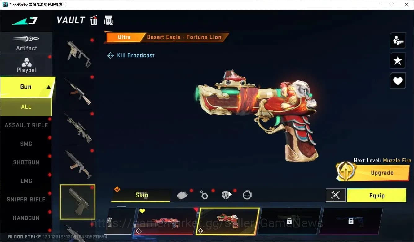 Blood Strike Accounts Asia|ETERNAL DeAgle-Scorpio+MELEE AXE-Crystal,Coll image 13