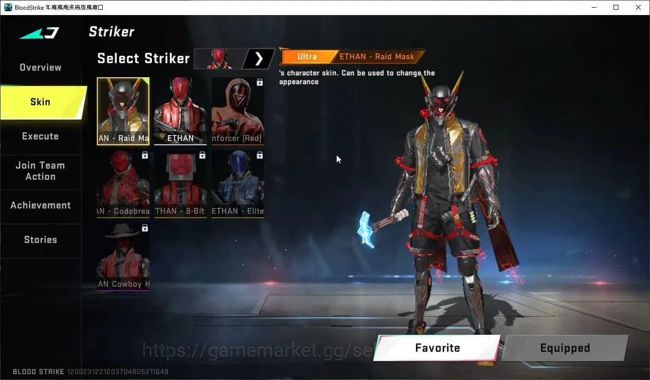 Blood Strike Accounts Asia|ETERNAL DeAgle-Scorpio+MELEE AXE-Crystal,Coll image 3