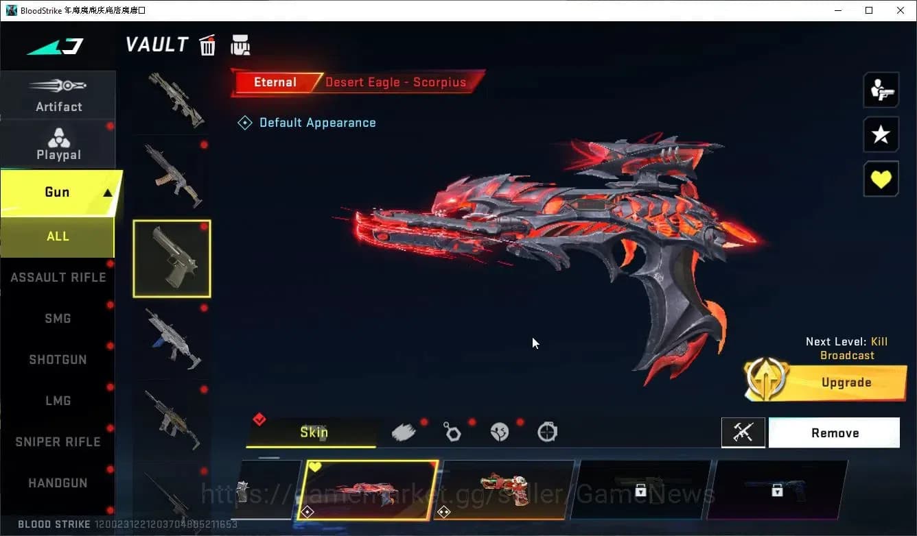 Blood Strike Accounts Asia|ETERNAL DeAgle-Scorpio+MELEE AXE-Crystal,Coll image 7