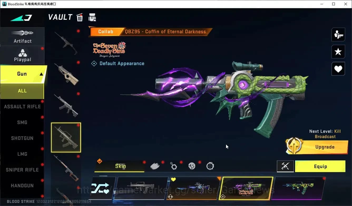 Blood Strike Accounts Asia|ETERNAL DeAgle-Scorpio+MELEE AXE-Crystal,Coll image 9