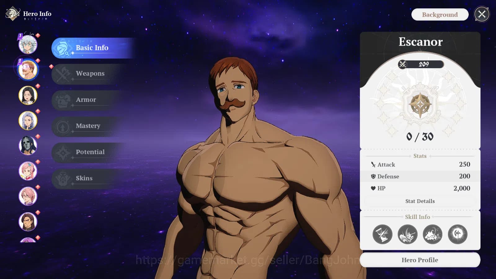 The Seven Deadly Sins: Origin Accounts EUROPE|FreshStarterLvl|3SSR|Escanor,Guila,Jericho& image 10