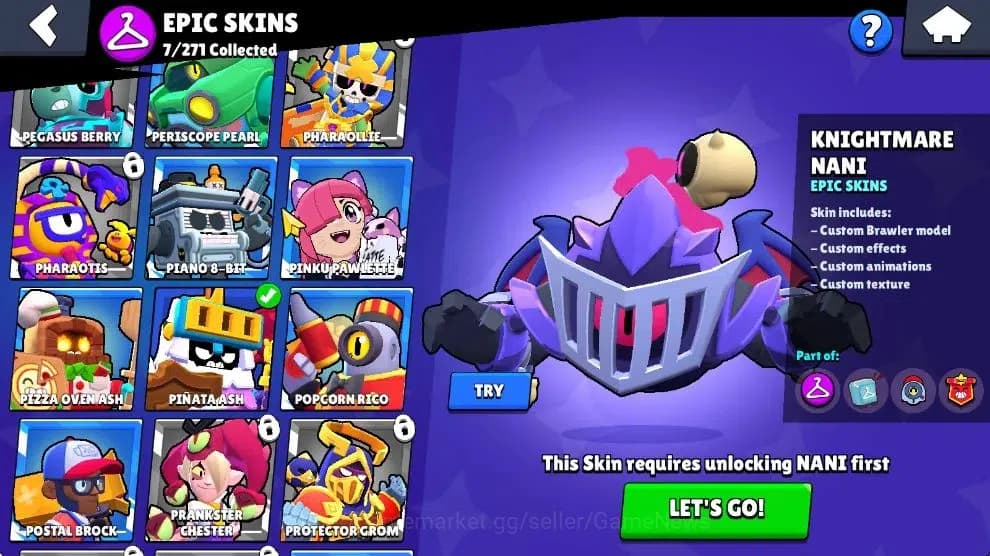 Brawl Stars Accounts 2213 Trophy|23K Bling 135 Gem|37 Brawlers 2 Max Lv image 12