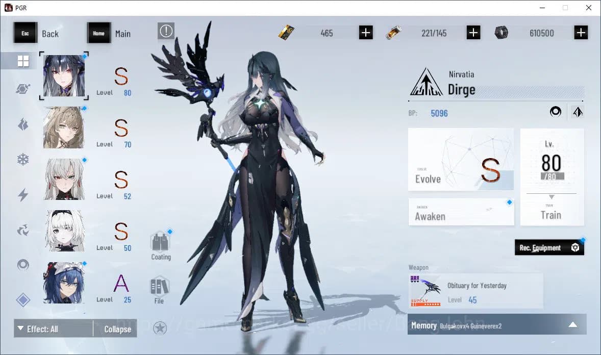 Punishing: Gray Raven Accounts ASIA|Lv 89 | [S Nirvantia,S Crepuscule,S Lucia,S F image 10