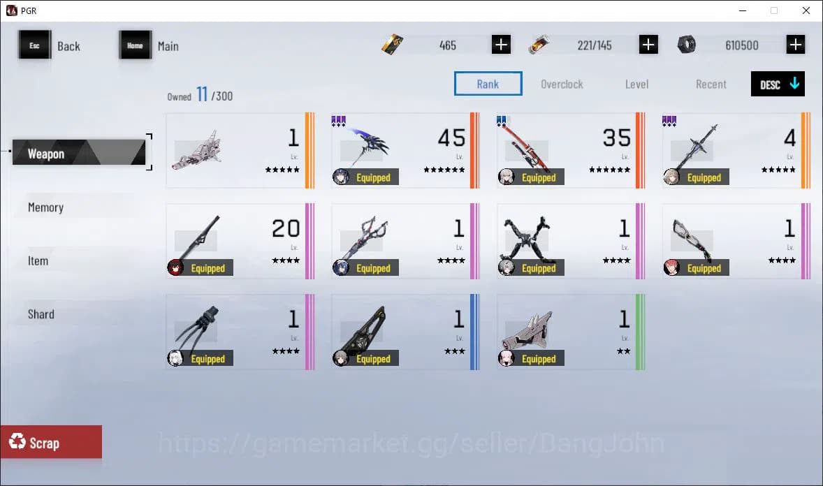 Punishing: Gray Raven Accounts ASIA|Lv 89 | [S Nirvantia,S Crepuscule,S Lucia,S F image 7