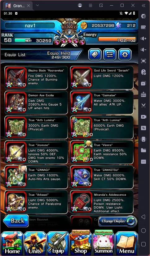 Grand Summoners Accounts Global |Ascend 13| Saitama TW, Chloe TW, Shizu, Ja image 4