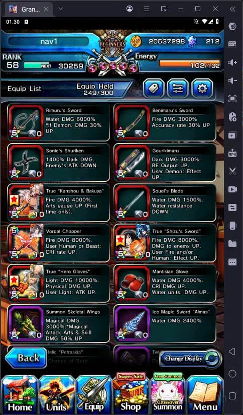 Grand Summoners Accounts Global |Ascend 13| Saitama TW, Chloe TW, Shizu, Ja image 5