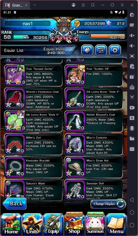 Grand Summoners Accounts Global |Ascend 13| Saitama TW, Chloe TW, Shizu, Ja image 6