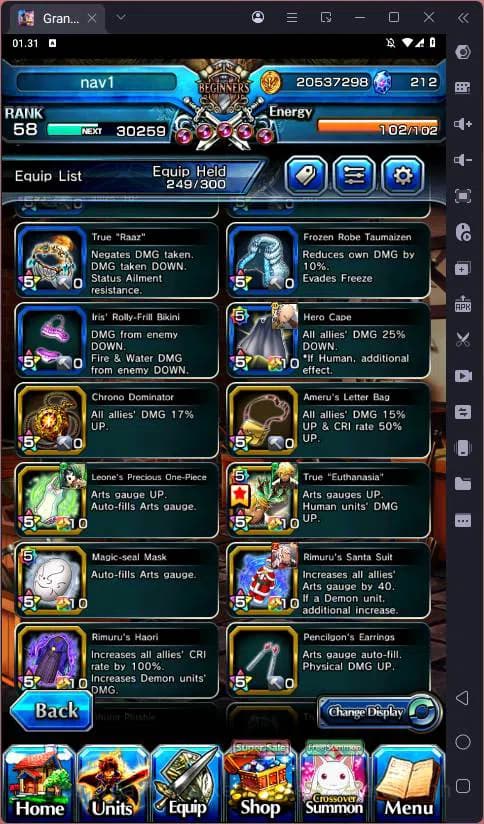 Grand Summoners Accounts Global |Ascend 13| Saitama TW, Chloe TW, Shizu, Ja image 7
