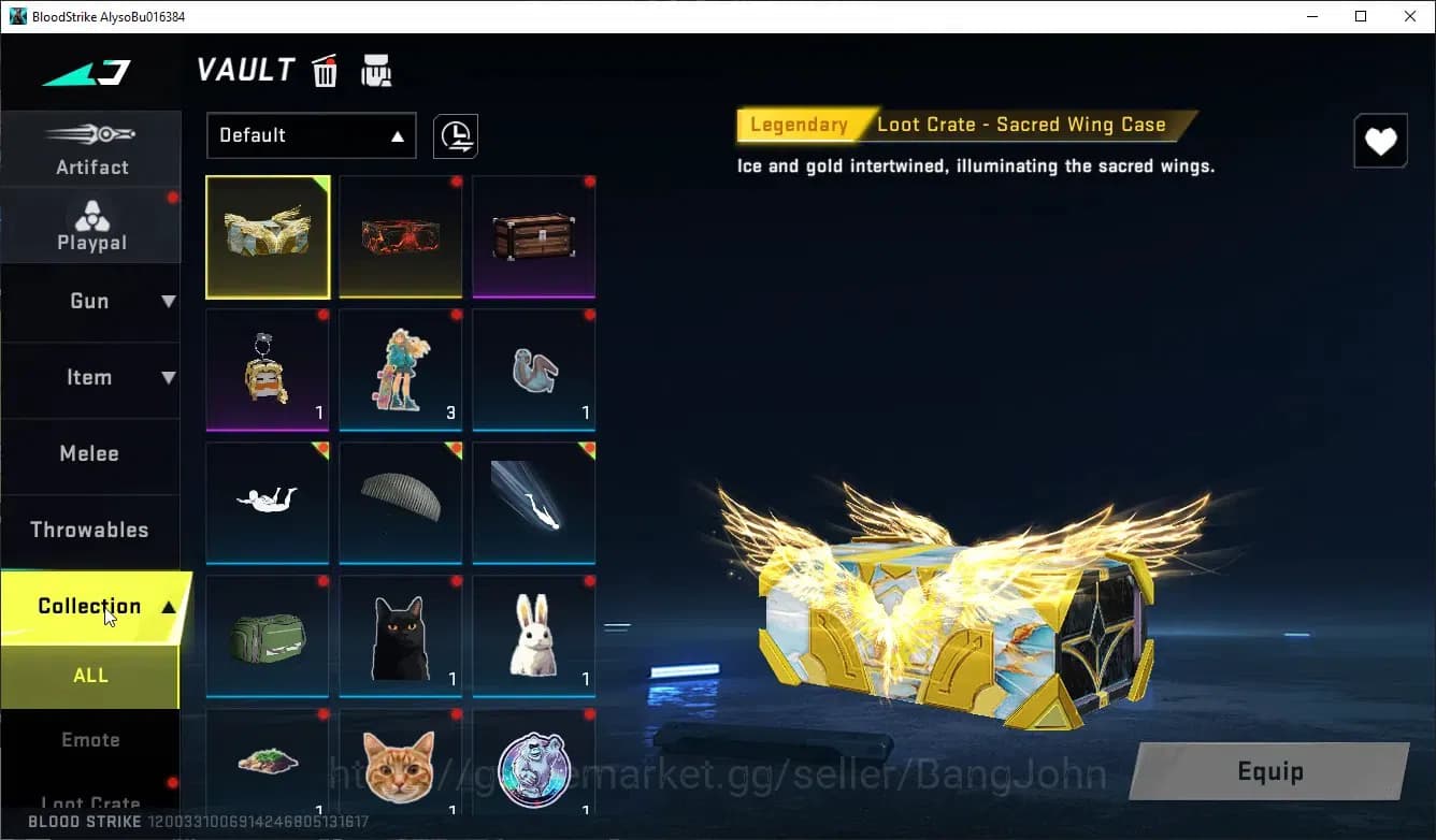 Blood Strike Accounts ASIA|COLLAB,AK47,M700|LIMITED MELE,BUTFLY KNIF|EUL image 1