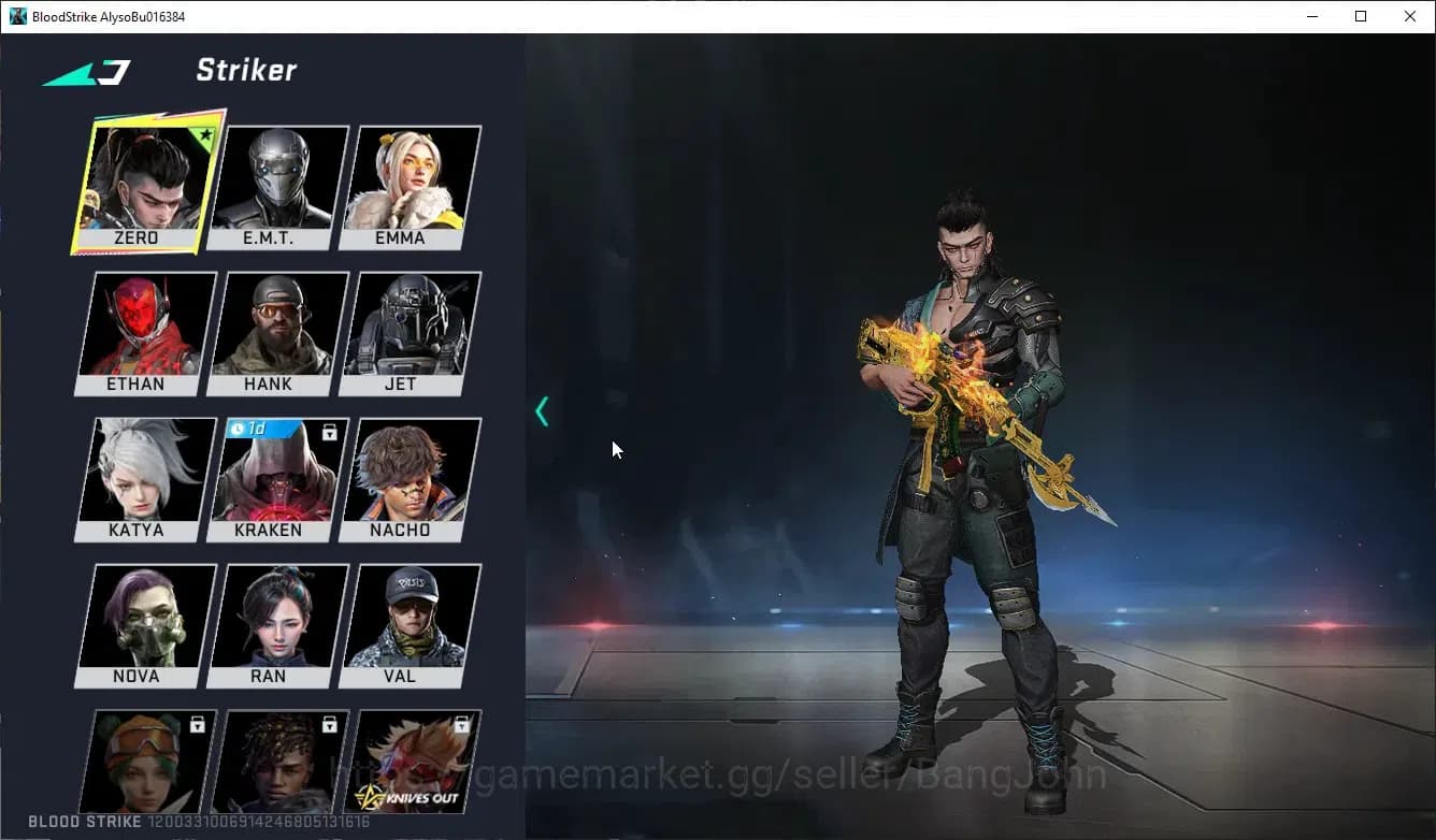Blood Strike Accounts ASIA|COLLAB,AK47,M700|LIMITED MELE,BUTFLY KNIF|EUL image 17