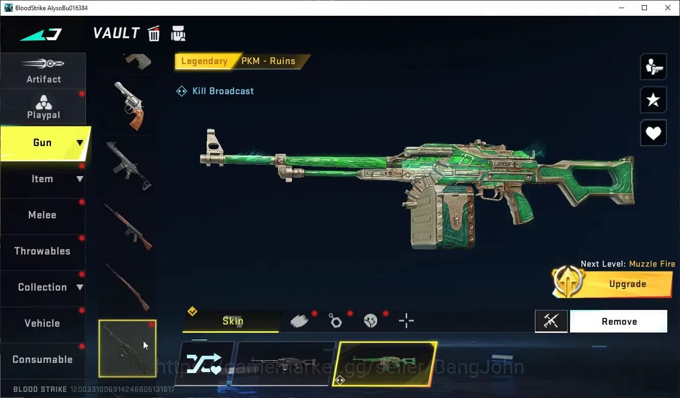 Blood Strike Accounts ASIA|COLLAB,AK47,M700|LIMITED MELE,BUTFLY KNIF|EUL image 5