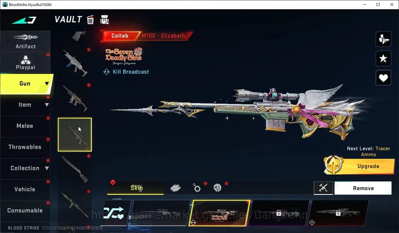 Blood Strike Accounts ASIA|COLLAB,AK47,M700|LIMITED MELE,BUTFLY KNIF|EUL image 8