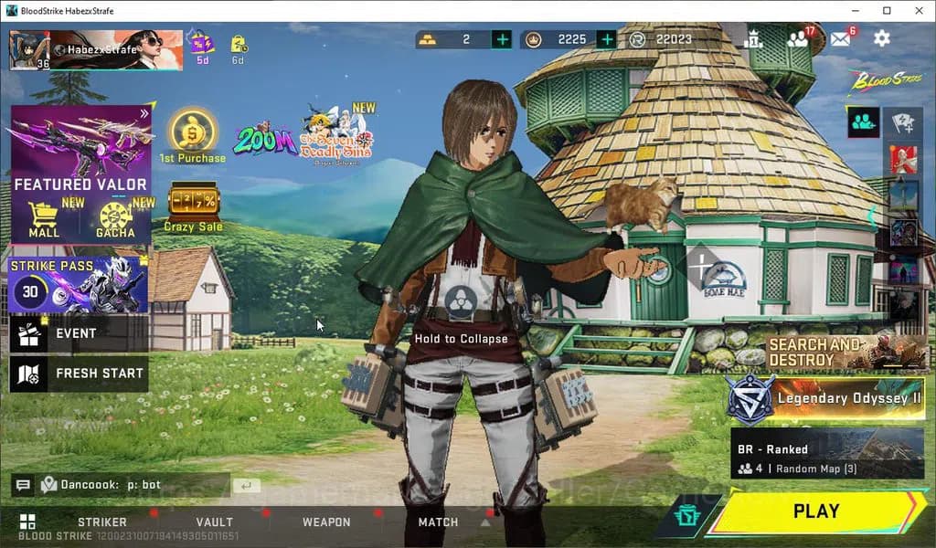 Blood Strike Accounts ASIA|ETERNAL Lv4 M4A1-Blight+DualBlades-Perdition, image 1