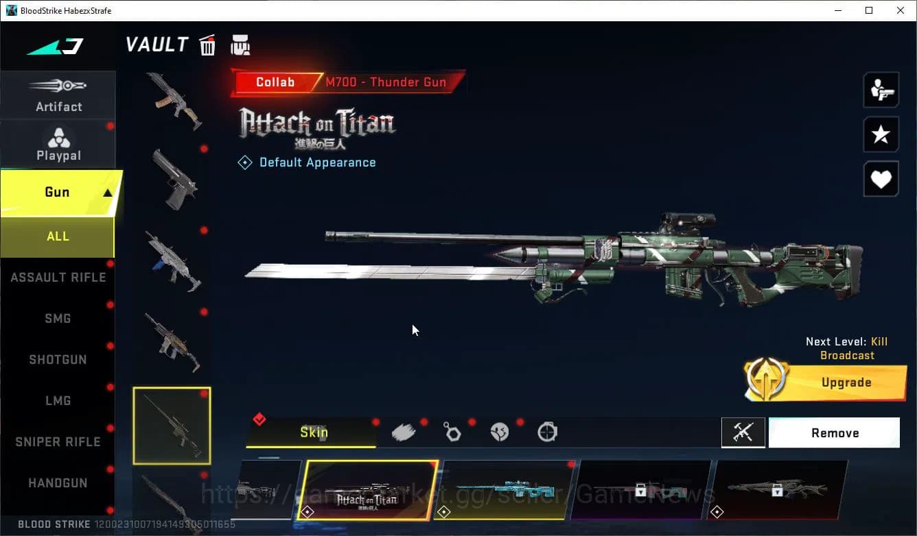 Blood Strike Accounts ASIA|ETERNAL Lv4 M4A1-Blight+DualBlades-Perdition, image 10