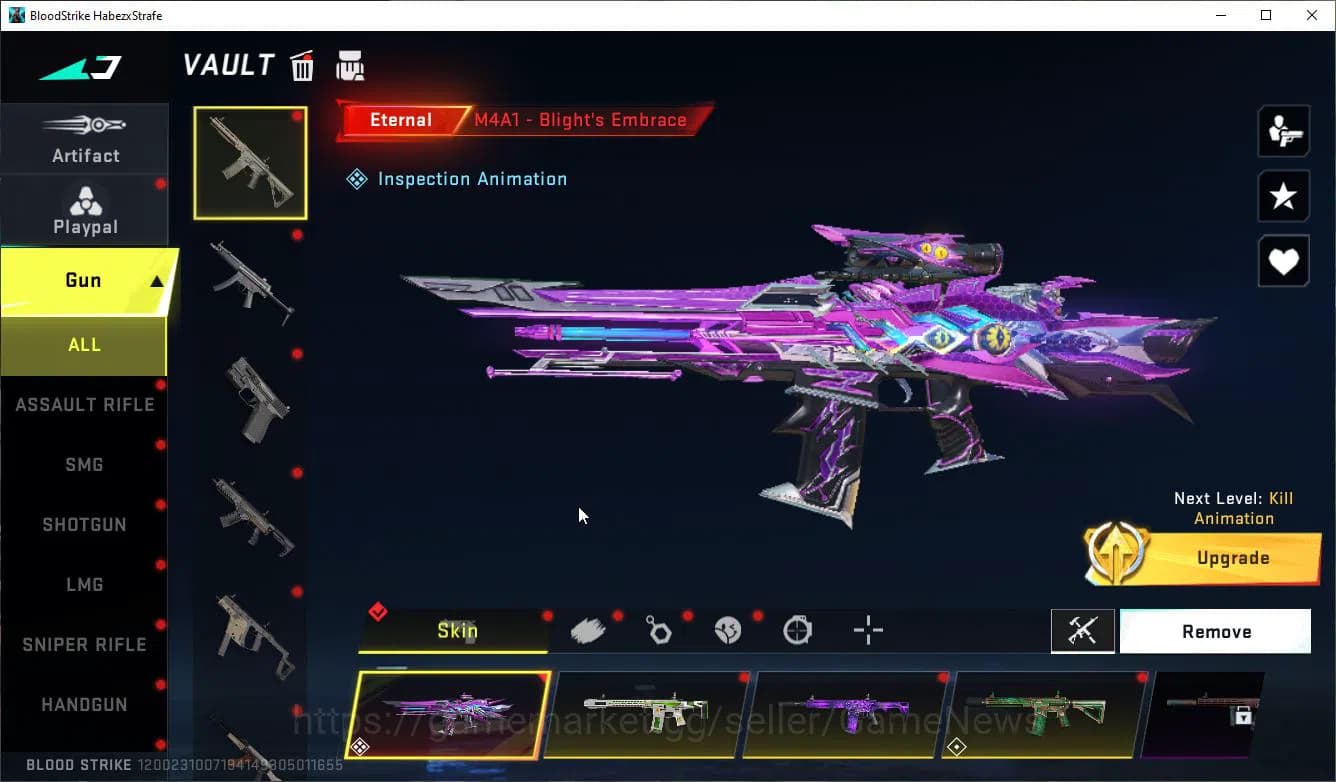 Blood Strike Accounts ASIA|ETERNAL Lv4 M4A1-Blight+DualBlades-Perdition, image 12