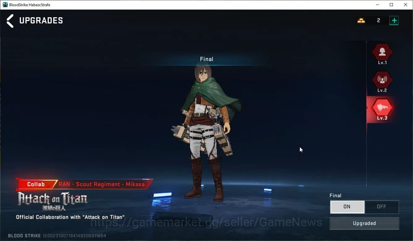Blood Strike Accounts ASIA|ETERNAL Lv4 M4A1-Blight+DualBlades-Perdition, image 14