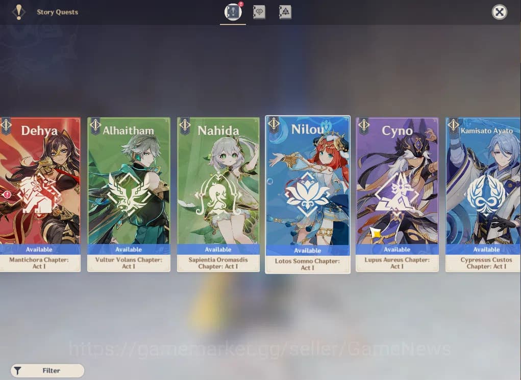 Genshin Impact Accounts ASIA|AR 55|4 Limited+4(*5Wep)|Kinich,Arlecchino,Va image 13