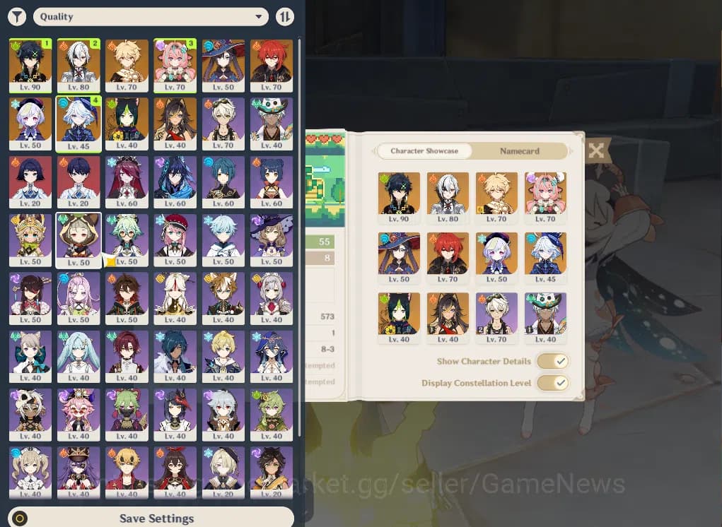 Genshin Impact Accounts ASIA|AR 55|4 Limited+4(*5Wep)|Kinich,Arlecchino,Va image 2